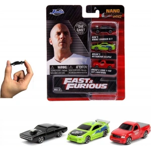 Jada 1/87 Hollywood Rides Nano 3-Pack NV-01 Fast & Furıous