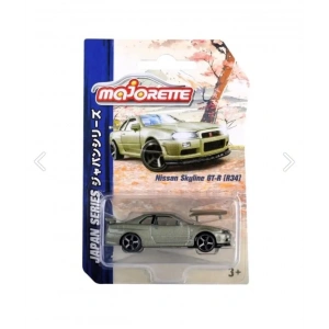 Majorette 1/64 Japan Series Premium Cars Nissan Skyline GT-R (R34)