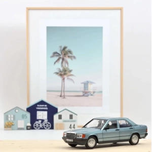 Mercedes-Benz 190 E 1984 Light Blue Metallic