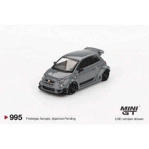 Mini GT MGT00995 1/64 Abarth 595 LB-WORKS x Abas Works Grey