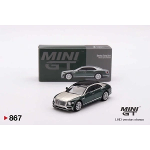 Mini GT 1/64 Bentley Flying Spur White Sand Verdant