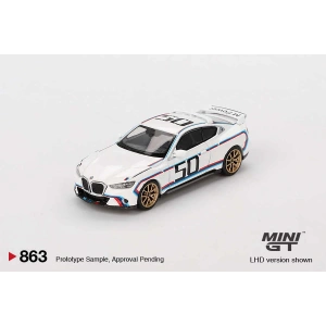 Mini GT 1/64 BMW 3.0 CSL White - Blister Paket MGT00863-BL
