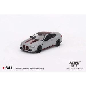 Mini GT MGT00641 1/64 BMW M4 CSL (G82) Frozen Brooklyn Grey Metallic