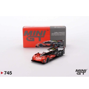 Mini GT MGT00745 1/64 Cadillac V-Series.R Whelen Engineering Cadillac Racing 2023 IMSA Sebring 12 Hrs Winner