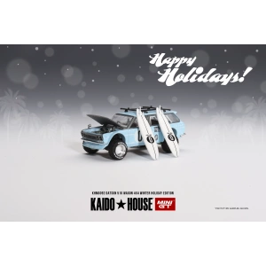 Mini GT 1/64 Datsun KAIDO 510 Wagon 4x4 Winter Holiday Edition KHMG092