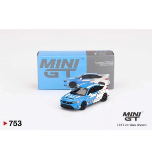 Mini GT MGT00753 1/64 Honda Civic Type R 2023 Pace Car Blue