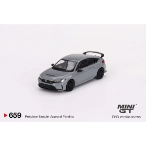 Mini GT MGT00659 1/64 Honda Civic Type R Sonic Gray Pearl 2023