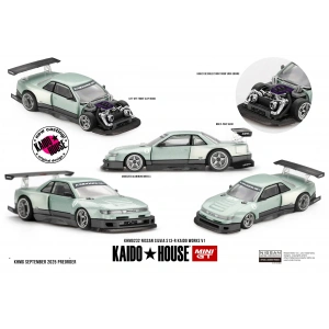 Mini GT 1/64 Kaido House Nissan Silvia S13-R KAIDO WORKS V1 KHMG232
