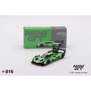 Mini GT 1/64 Lamborghini SC63 #63 Iron lynx 2024 IMSA Sebring 12 Hrs