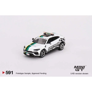 Mini GT MGT00591 1/64 Lamborghini Urus 2022 Macau GP Official Safety Car