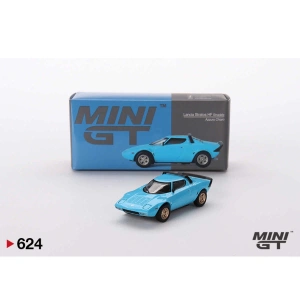 Mini GT MGT00624 1/64 Lancia Stratos HF Stradale Azzuro Chiaro