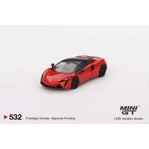 Mini GT MGT00532 1/64 McLaren Artura Vermillion Red