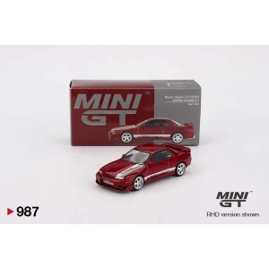 Mini GT MGT00987 1/64 Nissan Skyline GT-R (R32) VeilSide Combat C-I Gem Red