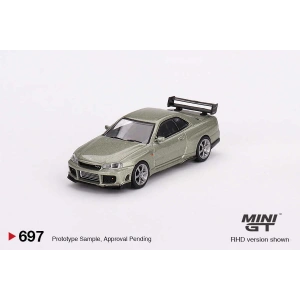 Mini GT MGT00697 1/64 Nissan Skyline GT-R (R34) Tommykaira R-z Millenium Jade