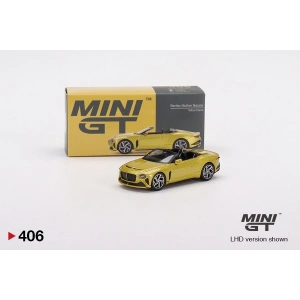 Mini GT MGT00406  Bentley Mulliner Bacalar Yellow Flame