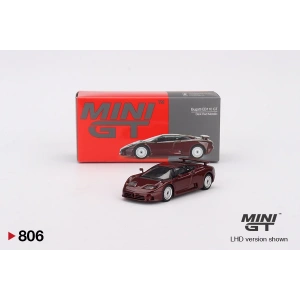 Mini GT MGT00806 1/64 Bugatti EB110 GT Dark Red Metallic