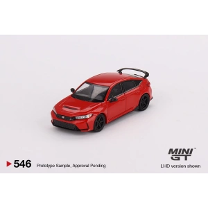 Mini GT Honda Civic Type R Rallye Red 2023 W/ Advan GT Wheel
