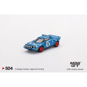 Mini GT MGT00504 1/64 Lancia Stratos HF 1979 Rally MonteCarlo Winner #4