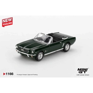 Mini GT MGT01166 1/64 Ford Mustang Convertible 1964 Highland Green