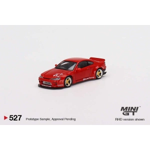 Mini GT MGT00527 1/64 Nissan Silvia (S15) Rocket Bunny Red