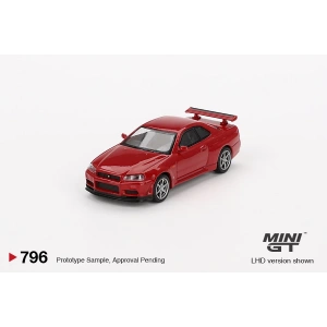 Mini GT MGT00796 Nissan Skyline GT-R (R34) V-Spec Active Red