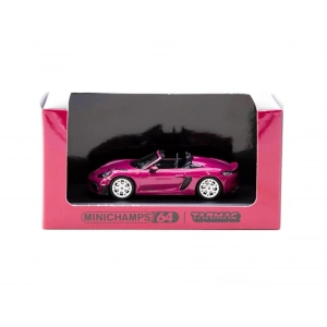 Minichamps X Tarmac Works 1/64 Porsche 718 Spyder RS Ruby Star Neo