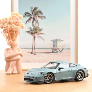 Norev 1/18 Porsche 911 S/T 2023 Bleu Meissen