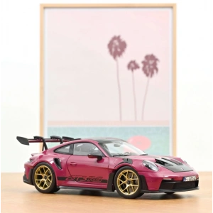 Norev 1087370 1/18 Porsche 911 GT3 RS, Weissach Pack 2022 Ruby Star