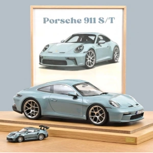 Norev 127550 1/12 Porsche 911 S/T 2023 Meissen Blue