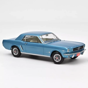 Norev 182800 1/18 Ford Mustang Coupe 1965 Twilight Turquoise Metallic