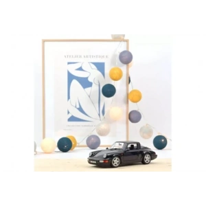 Norev Porsche 911 Carrera 4 Targa 1991 Blue Metallic