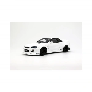 Otto Models OT1135 1/8  Nissan Skyline GT-R R34 KRC Body Kit Pearl White QX1 2019