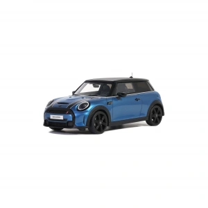 Otto Models OT982 1/18 Mini Cooper S Island Blue + White Stripes 2021