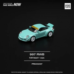 Pop Race 1/64 RWB 997 Tiffany Blue