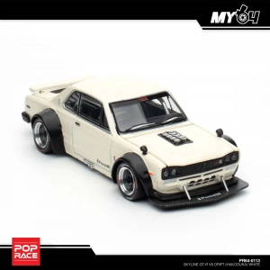 Pop Race 1/64 SkylineGT-R V8 Drift (HAKOSUKA) PR-64-113