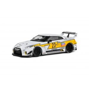 Solido S4311208 1/43 Nissan GTR35 LBWK Silhouette – White – 2019
