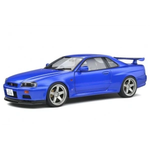 Solido 1/18 Nissan Skyline (R34) GT-R 1999 Bayside Blue