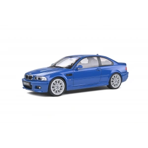 Solido S1806502 1/18 BMW E46 M3 Coupé – Laguna Blue – 2000