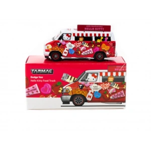 Tarmac Works 1/64 Dodge Van Hello Kitty Food Truck
