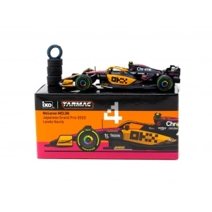 Tarmac Works 1/64 McLaren MCL36 Japanese Grand Prix 2022 Lando Norris #4 - GLOBAL64