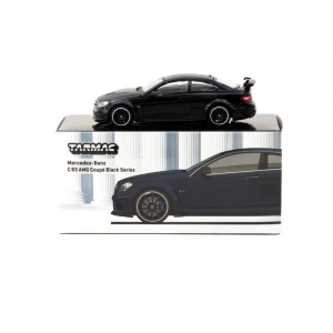 Tarmac Works 1/64 Mercedes-Benz C 63 AMG Coupé Black Series Matte Black