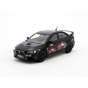 Tarmac Works 1/64 Mitsubishi Lancer Evolution X Ralliart Black