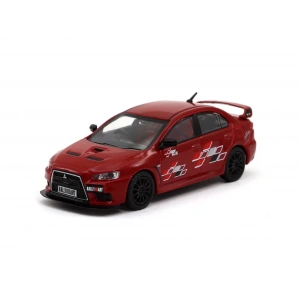 Tarmac Works 1/64 Mitsubishi Lancer Evolution X Ralliart Red