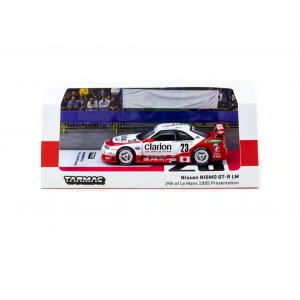 Tarmac Works 1/64 Nissan NISMO GT-R LM 24h of Le Mans 1995 Presentation #23 - HOBBY64