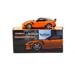 Tarmac Works 1/64 Nissan VeilSide FFZ400 Fairlady Z Orange - GLOBAL64