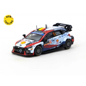 Tarmac Works X iXO Models 1/64 Hyundai i20 N Rally1 Hybrid Rallye Monte-Carlo 2024 Winner #11 - HOBBY64