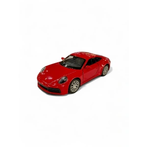 Welly 1/36 Porsche 911 Carrera 4 S Kırmızı (Çek Bırak)