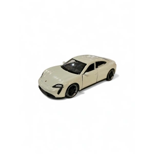 Welly 1/36 Porsche Taycan Turbo S Beyaz (Çek Bırak)