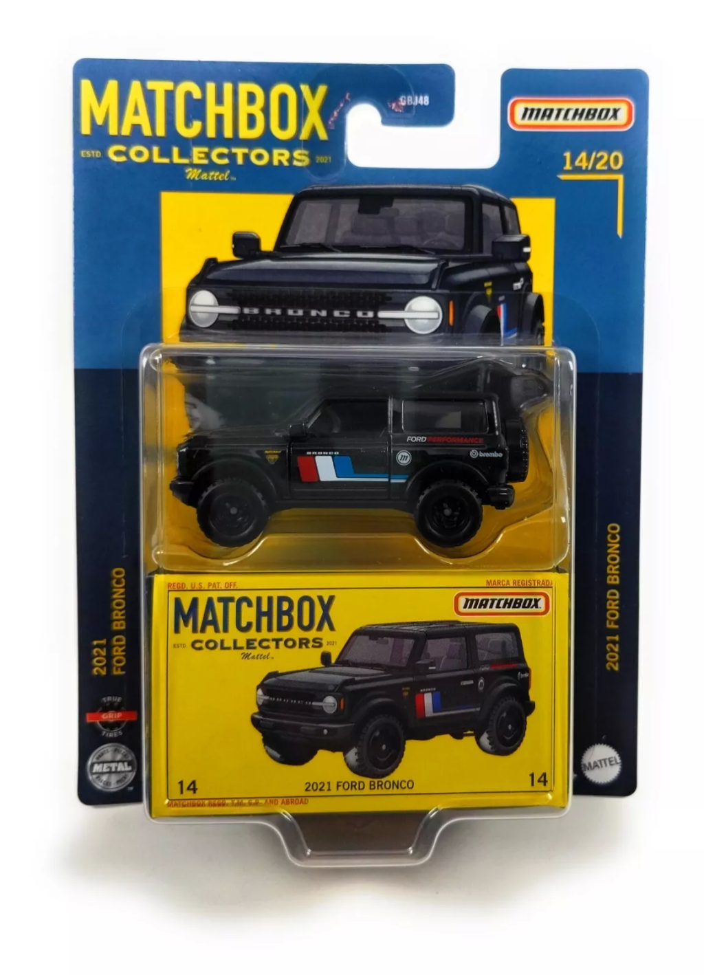 Matchbox Collectors - 2021 Ford Bronco Black