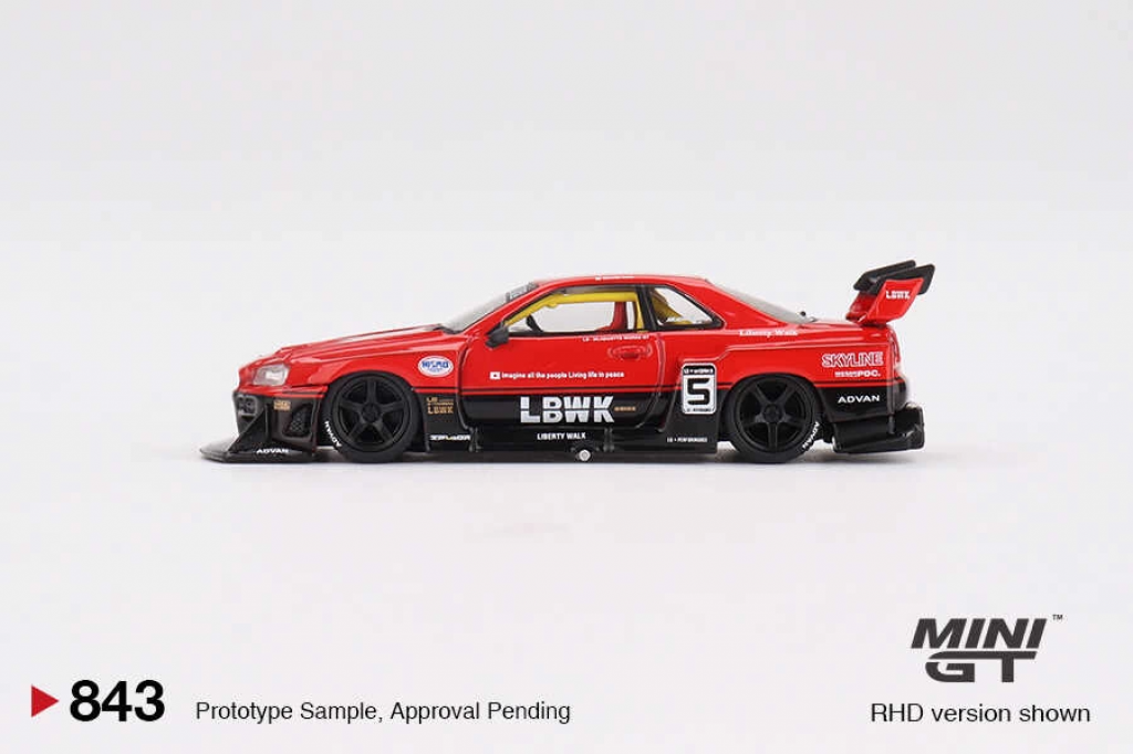 Mini GT Nissan Skyline GT-R R34 Bayside Blue 1:64 Diecast Model Araba ...